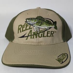 CSI Walleye Reel Angler Fishing Cap